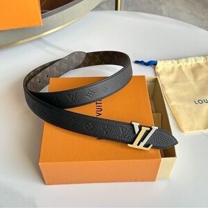 Louis Vuitton Black Monogram Belt